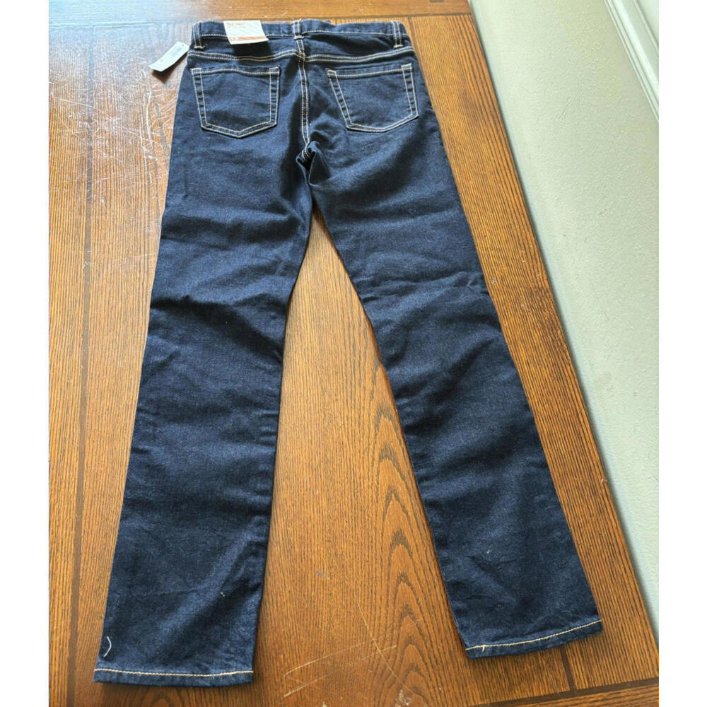 Old Navy Built In Flex Skinny Jeans Boys 12 Blue High Rise Adjustable 26x28